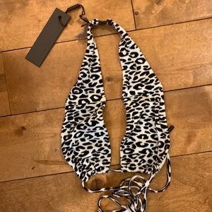 Triangl bathing suit top NWT velvet